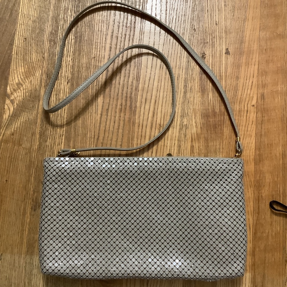 Whiting and Davis classic metal mesh bag shoulder purse crossbody bag